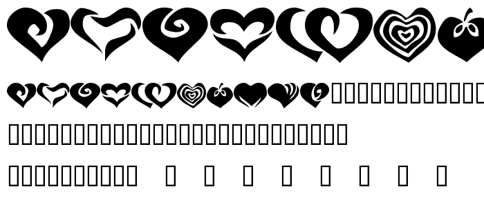 KR Valentines 2006 Two font